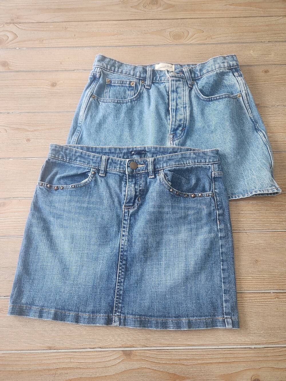 Bundle of 2 Jean Skirts Size 8 Womans
